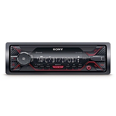 Sony DSX-A410BT In-car Media Receiver with USB, Red illumination