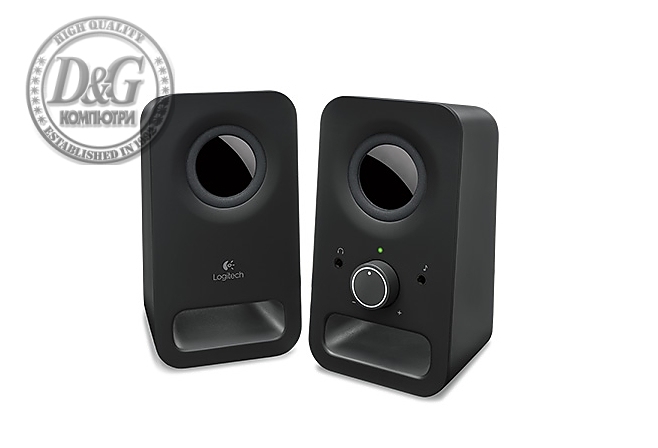 Logitech 2.0 Speakers Z150 - Midnight black