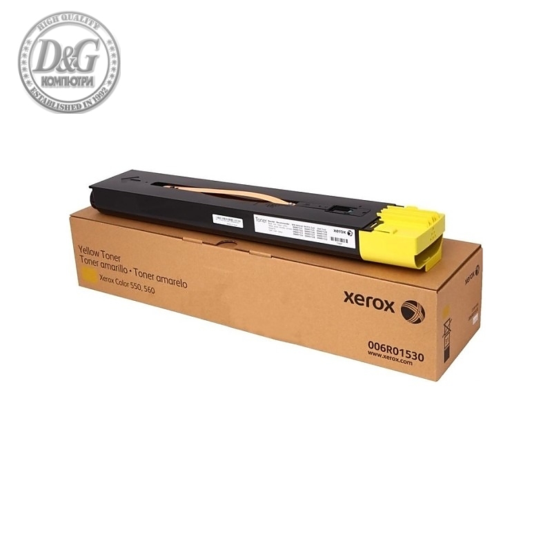 Xerox Color 550/560 Yellow Toner Cartridge/ 34K pages at 5% coverage