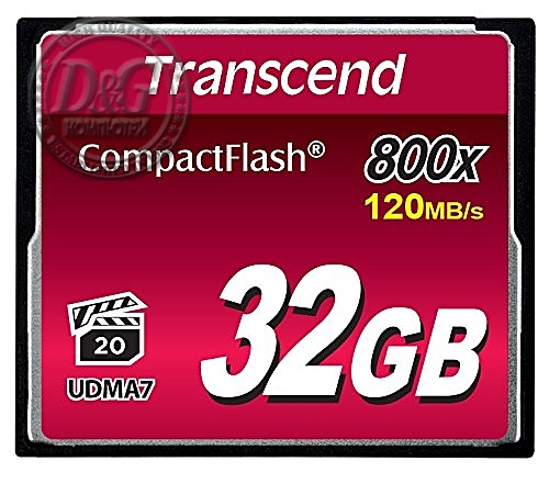 Transcend 32GB CF Card (800X)