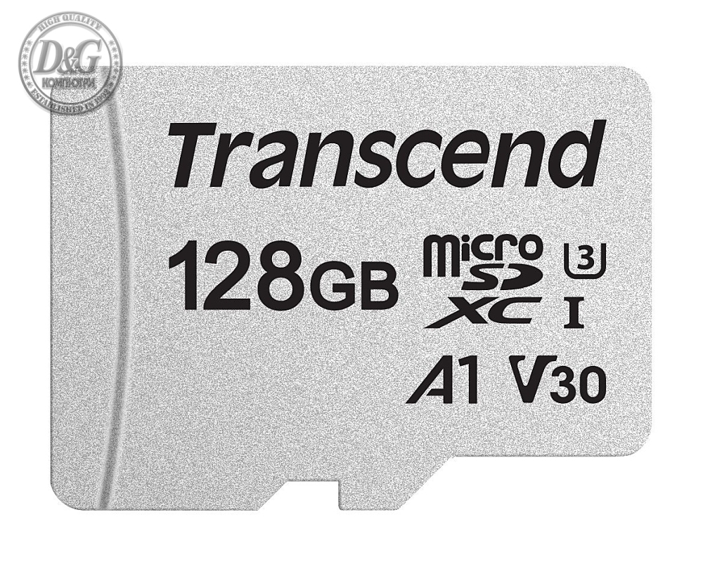 Transcend 128GB microSD w/o adapter UHS-I U3 A1