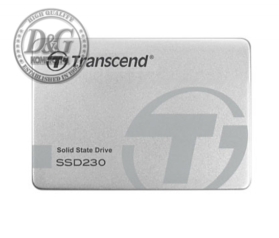 Transcend 512GB, 2.5" SSD 230S, SATA3, 3D TLC, Aluminum case