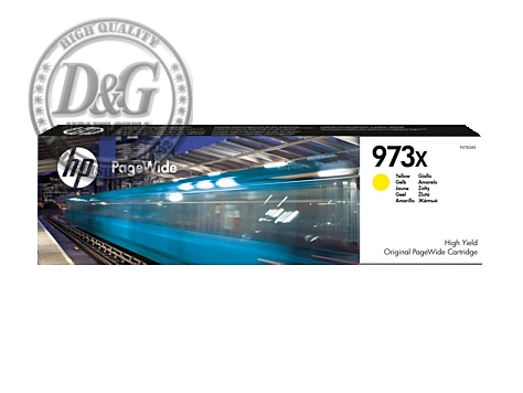 HP 973X High Yield Yellow Original PageWide Cartridge