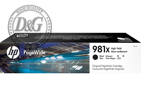 HP 981X High Yield Black Original PageWide Cartridge