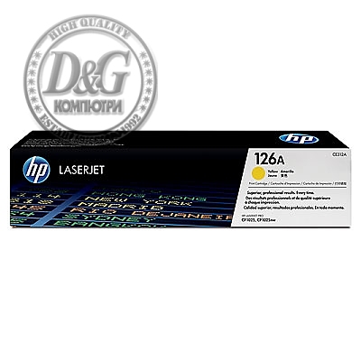 HP 126A Yellow LaserJet Toner Cartridge