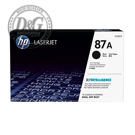 HP 87A Black Original LaserJet Toner Cartridge (CF287A)