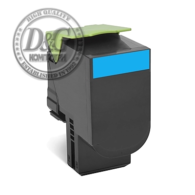 Lexmark 80C2HC0 CX410, 510 Cyan Return Programme 3K Toner Cartridge