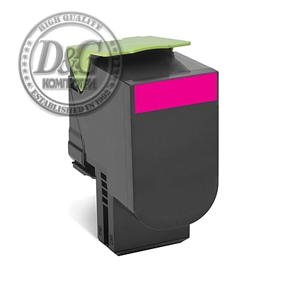 Lexmark 80C2HM0 CX410, 510 Magenta Return Programme 3K Toner Cartridge