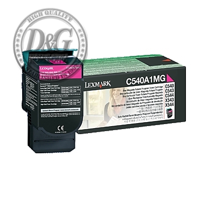 Lexmark C540A1MG C54x, X54x Magenta Return Programme 1K Toner Cartridge