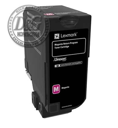 Lexmark 74C20M0 CS720, CS/CX725 Magenta Return Programme 3K Toner Cartridge