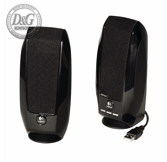 Logitech S150 Black 2.0 Speaker System, OEM