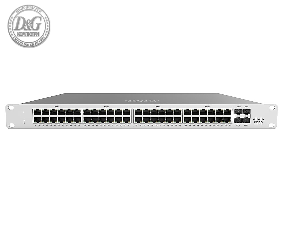 Cisco Meraki MS120-48 1G L2 Cloud Managed 48x GigE Switch