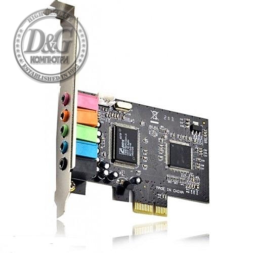 Звукова карта ESTILLO C-Media 8738, PCIEx, 6