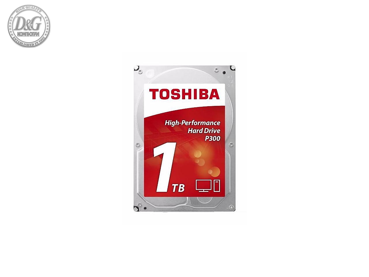 Х°рд диск TOSHIBA P300, 1TB, 7200rpm, 64MB, SATA 3