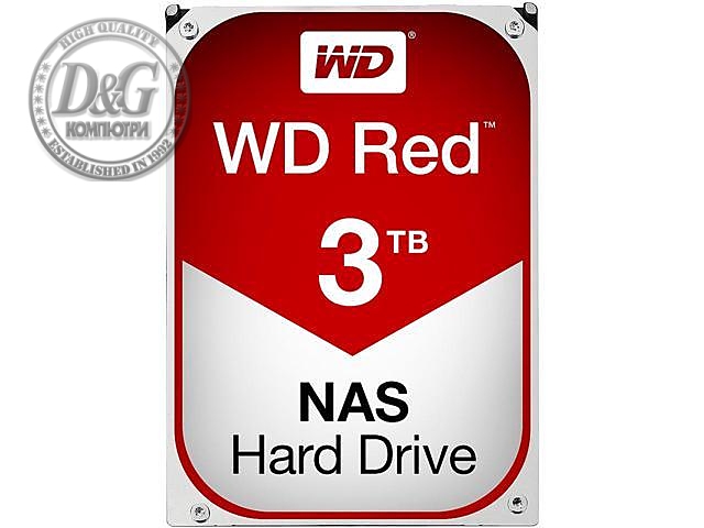 Х°рд диск WD RED, 3000 GB, 5400RPM,  64MB, SATA 3, WD30EFRX