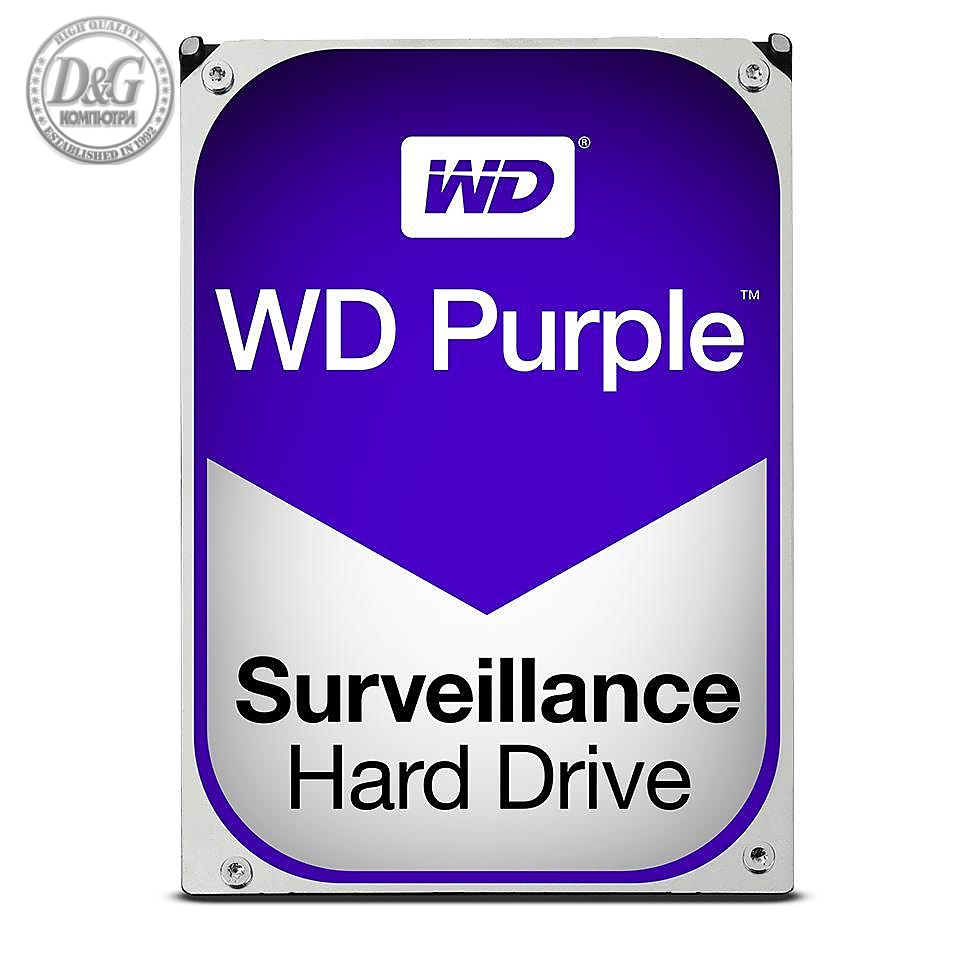 Х°рд диск WD Purple WD10PURZ, 1TB, 5400rpm, 64MB, SATA 3