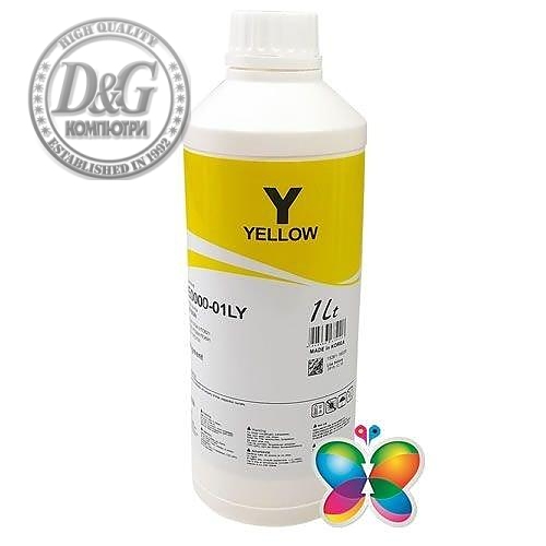 Бутилка с мастило INKTEC за HP C8766,9363,343, Samsung M110, Жълт, 1000 ml
