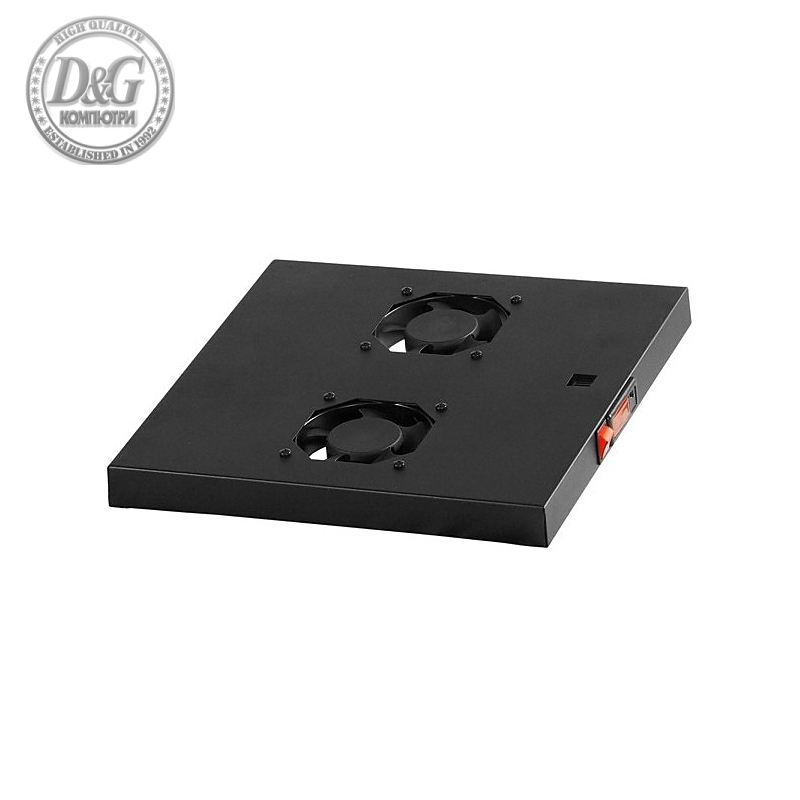 Formrack Cooling unit with 2 fans and digital thermostat for free standing and server 19" racks