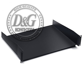 Formrack 19" fixed shelf 320mm, loading capacity 5 kg 1U