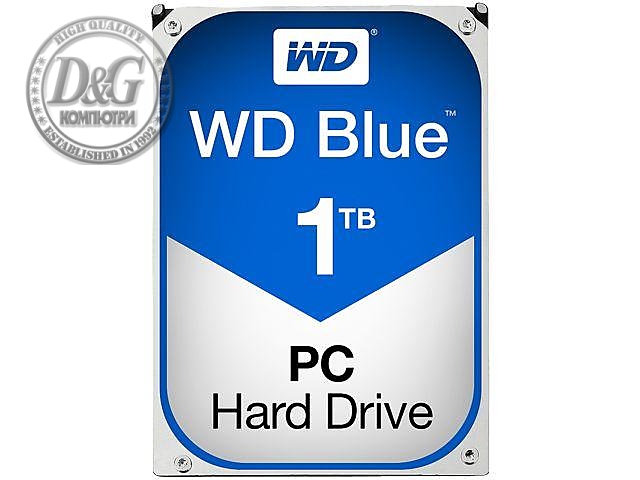 Хард диск WD Blue, 1TB, 7200rpm, 64MB, SATA 3