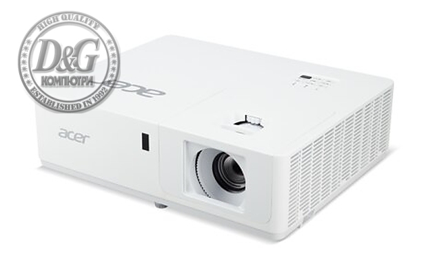 Acer Projector PL6510, DLP, 1080p (1920x1080), 2 000 000:1, 360' projection, 5500 ANSI Lumens, Laser, Lamp life 20000 hours,  HDMI 2.0/MHL, VGA, RCA, Audio, RS232, DC Out (5V/1.5A, USB Type A), RJ45, 2 x Speaker 10W, 6kg, White