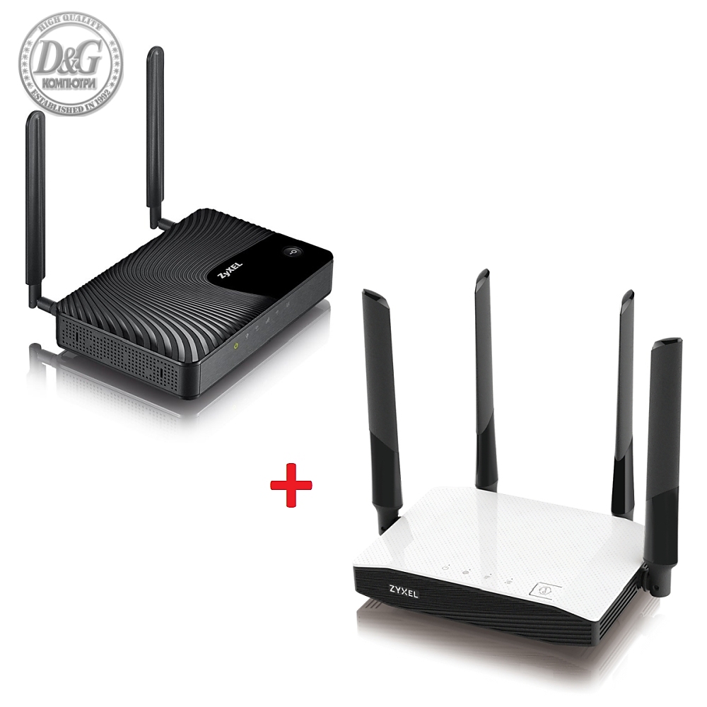 ZyXEL LTE3301-PLUS LTE Indoor Router, CAT6, 4x GbE LAN, AC1200 WiFi