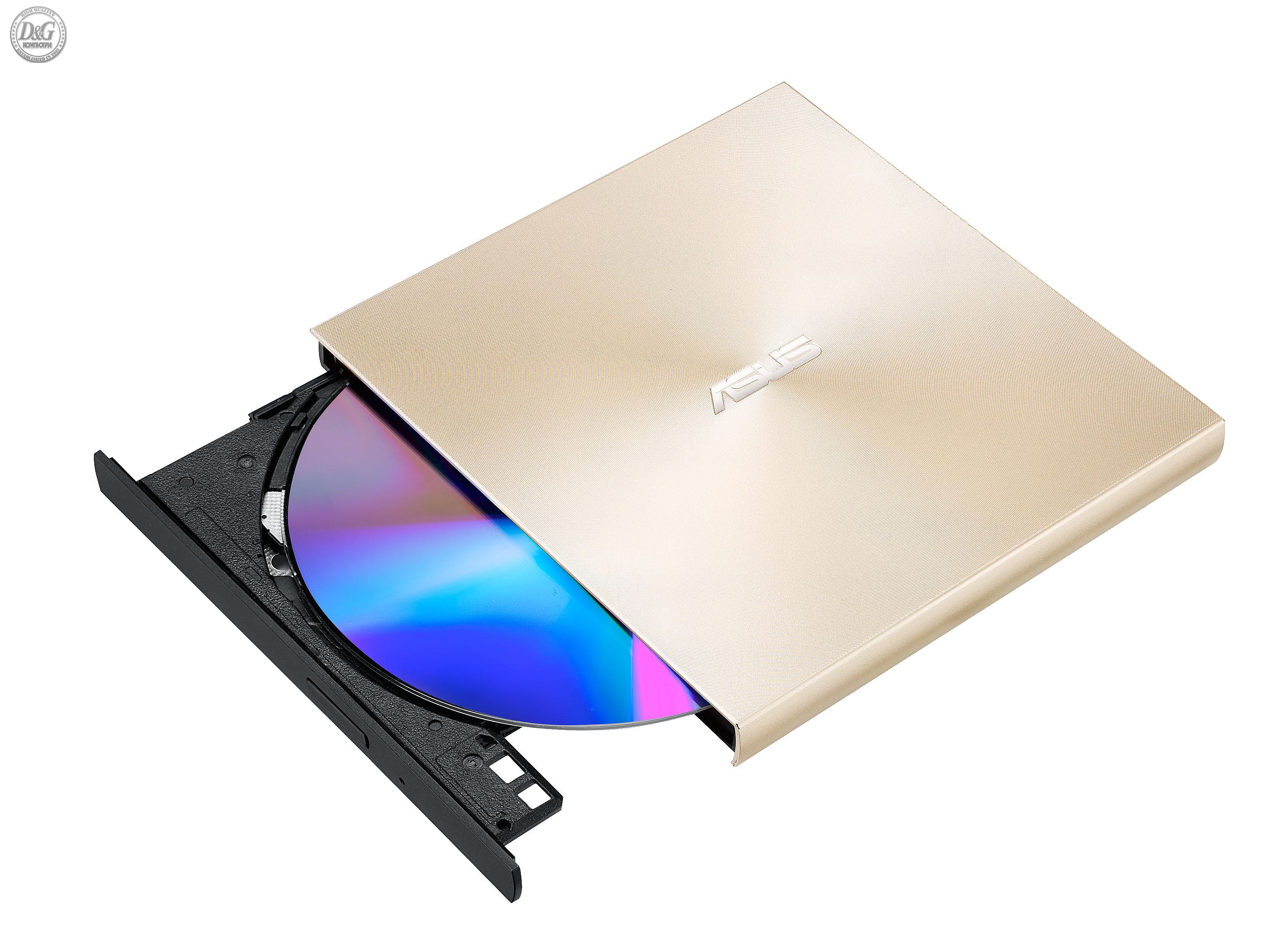 DVD Writer ASUS ZenDrive U9M Ultra-slim, USB Type-C + USB 2.0