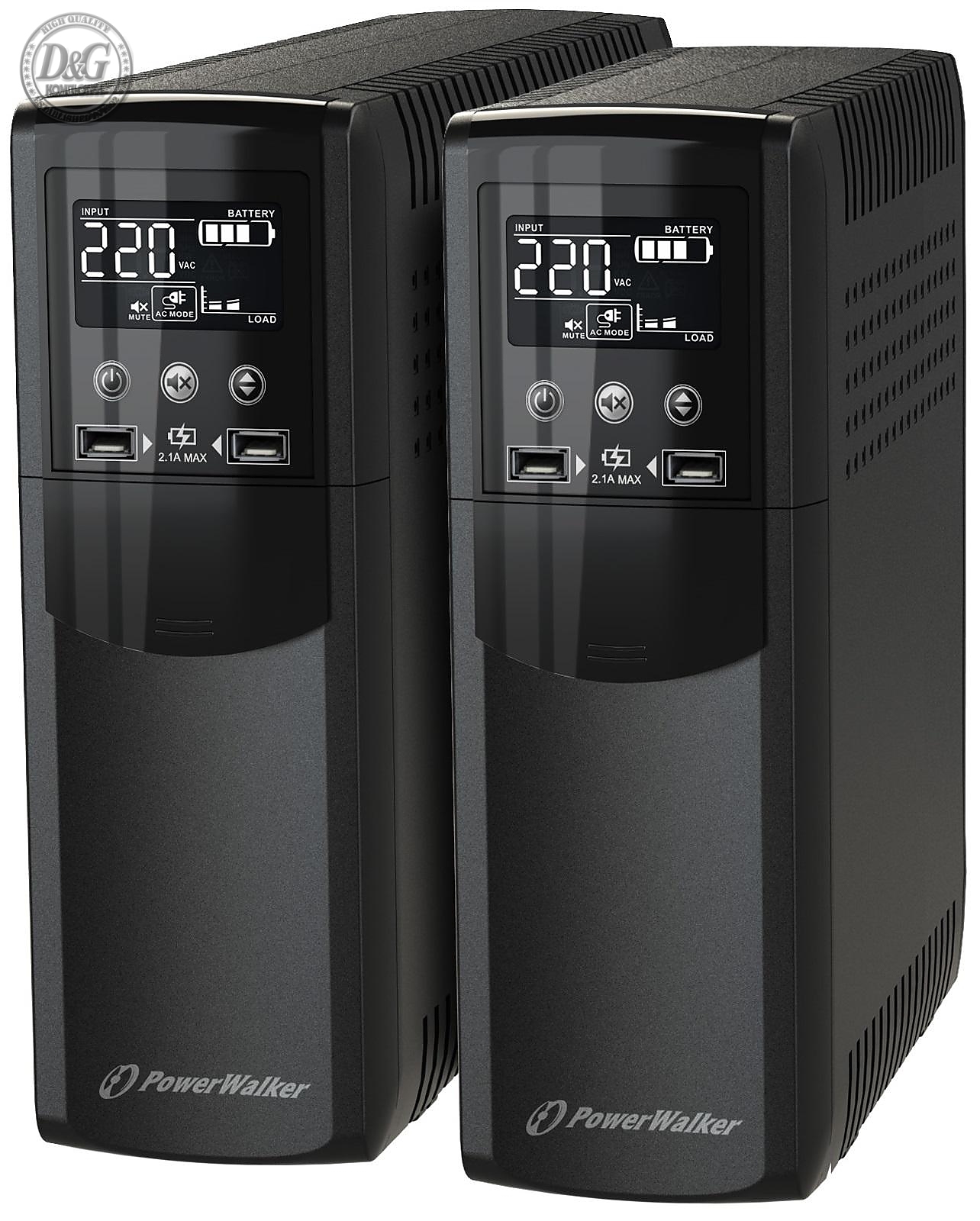 UPS POWERWALKER VI 1000 CSW, 1000 VA, Line Interactive