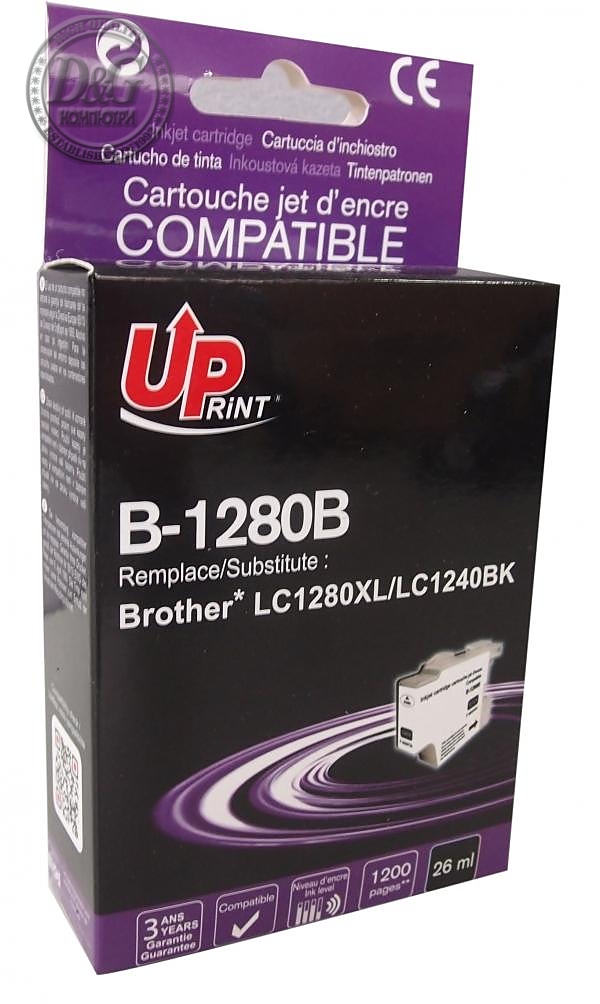 Ink cartridge UPRINT LC1280XL/1240/1220, BROTHER, Black