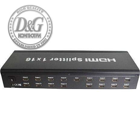 HDMI сплитер ESTILLO, HDSP0116M, 1/16