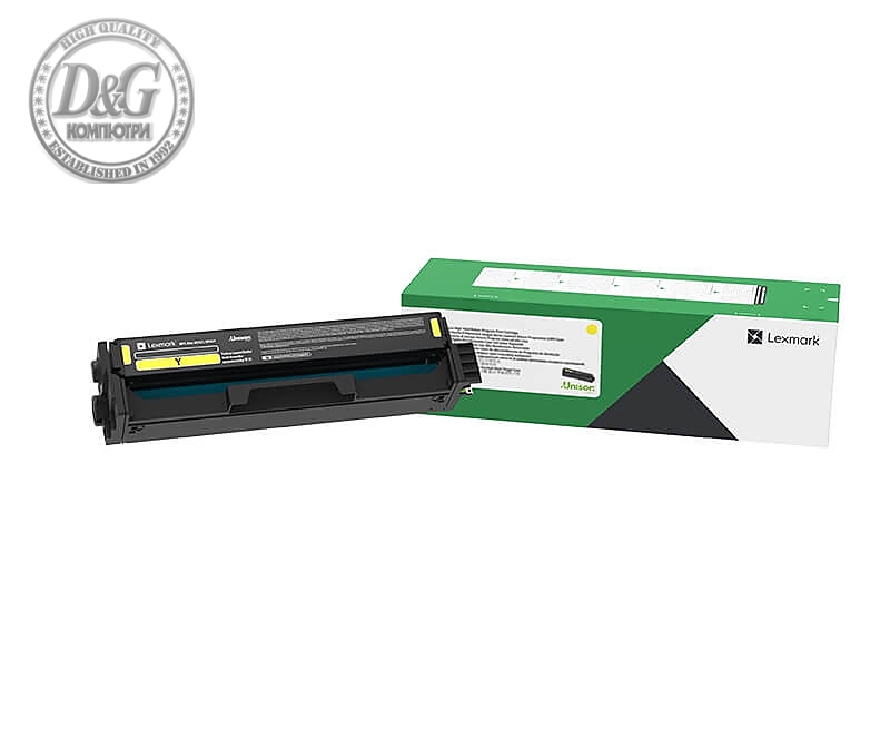Lexmark C3220Y0 C/MC3224, 3326, 3426 Yellow Return Programme 1.5K Print Cartridge