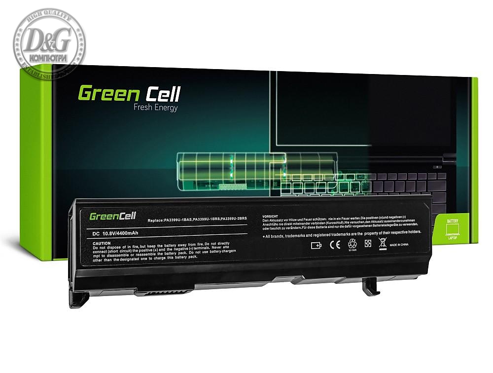 Батерия  за лаптоп Toshiba Satellite A80 A100 A105 M40 M50 Tecra A3 A6 PA3400 10.8V 4400 mAh GREEN CELL