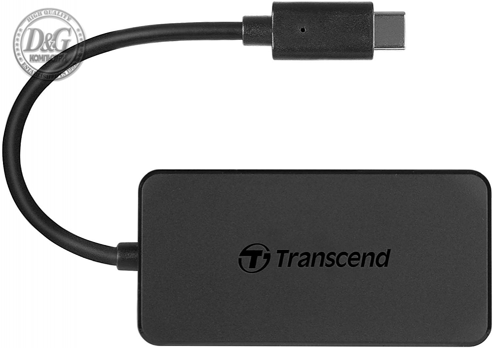 Transcend 4-Port HUB, USB 3.1 Gen 1, Type C