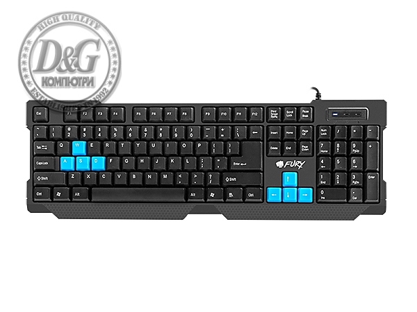 Fury Gaming keyboard, Hornet US layout