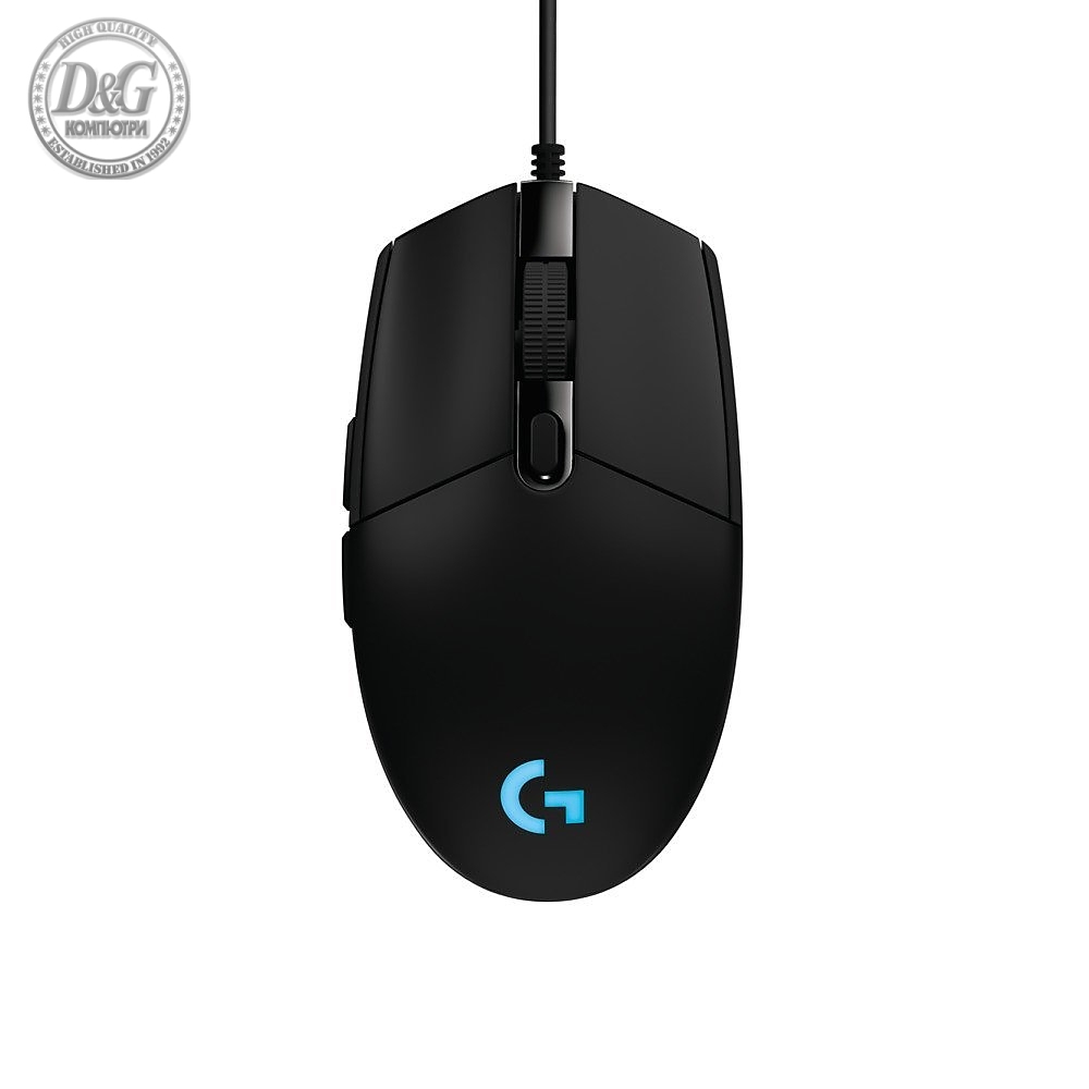 Logitech G102 Mouse, Lightsync RGB, 8000 DPI, 6 Programmable Buttons, Black