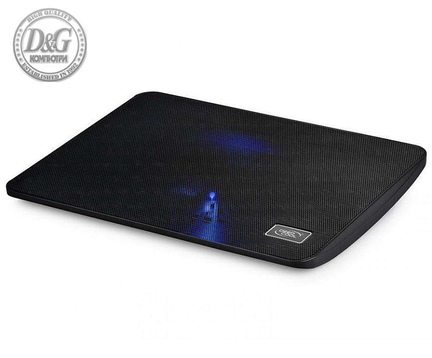 Охладител за лаптоп DeepCool WIND PAL MINI, 15.6&quot;, 140 mm, Черен