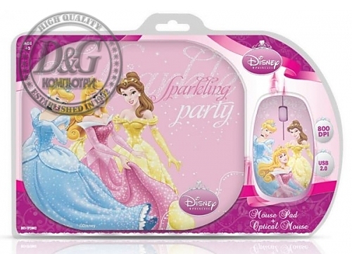 DISNEY MOUSE+PAD PRINCESS