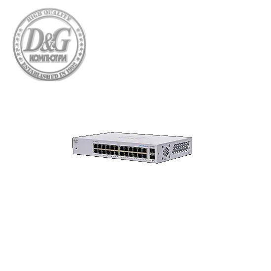 Cisco CBS110 Unmanaged 24-port GE, Partial PoE, 2x1G SFP Shared