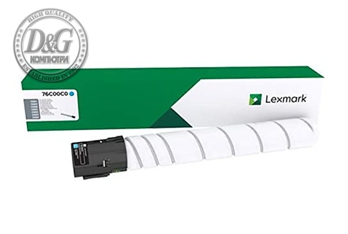 Lexmark 76C00C0 CS/CX921, 923, CX922, 924 Cyan 11.5K Toner Cartridge