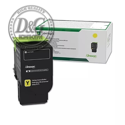 Lexmark 78C2UY0 CS521, CS/CX622 Yellow Return Programme 7K Toner Cartridge
