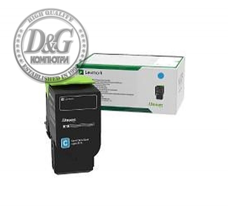 Lexmark 78C2XC0 CS/CX421, 52x, 62x Cyan Return Programme 5K Toner Cartridge