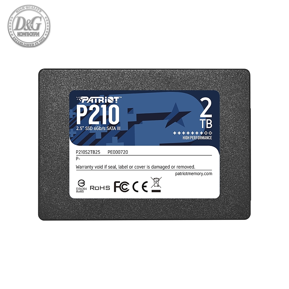 Patriot P210 2TB SATA3 2.5