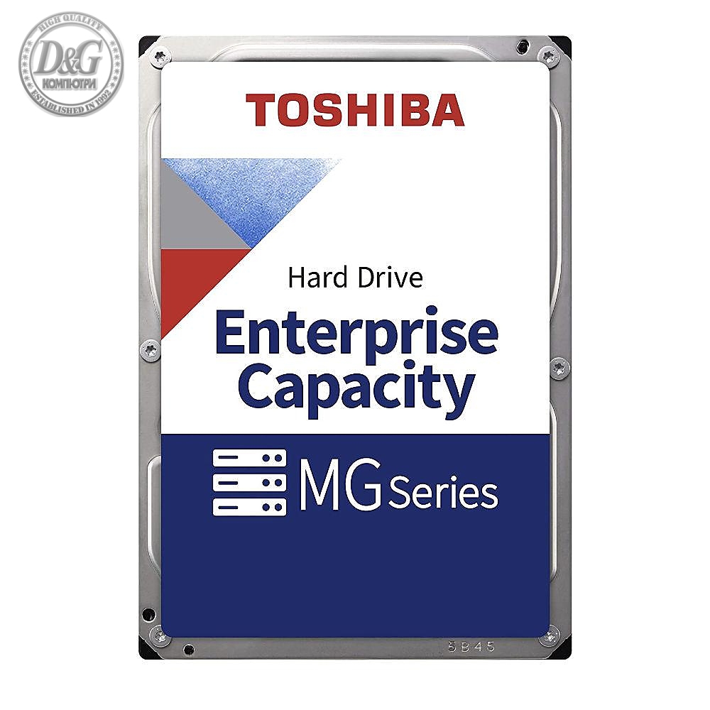 Х°рд диск Toshiba MG Enterprise, 10TB, 256MB, SATA 6.0Gb/s, 7200rpm, MG06ACA10TE