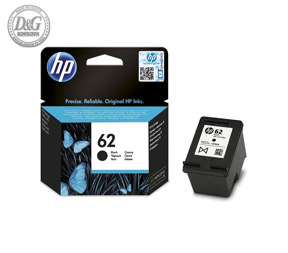 HP 62 Black Original Ink Cartridge