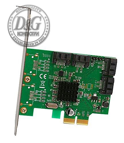 Контролер Estillo SATA PCI Express Card - 4 ports