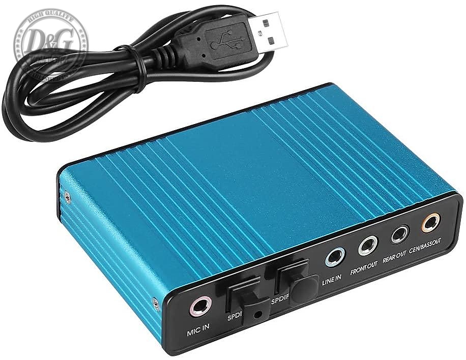 Звукова карта ESTILLO, USB, 5.1