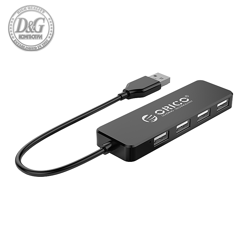 Orico …ъ± USB2.0 HUB 4 port Black - FL01-BK