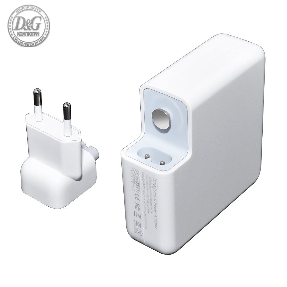 Makki зарядно за лаптоп заместител Laptop Adapter Apple - 87W TYPE-C With USB-C Cable - MAKKI-NA-AP-38