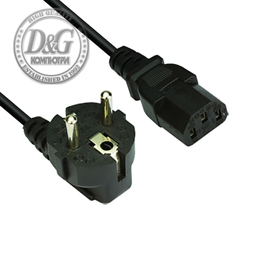 VCom Захранващ кабел Power Cord Computer schuko 220V - CE021-5m