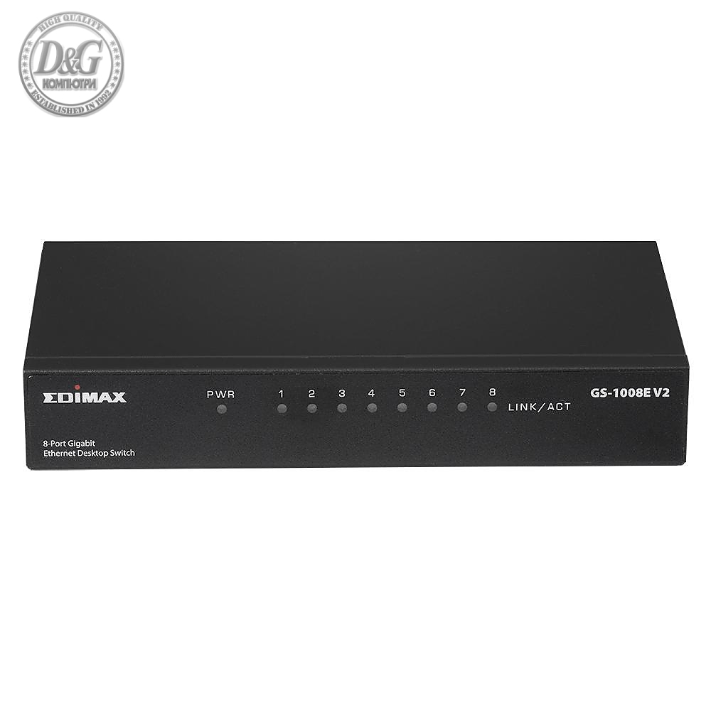 Суи‡ EDIMAX GS-1008E V2, 8 пор‚ов, Gigabit